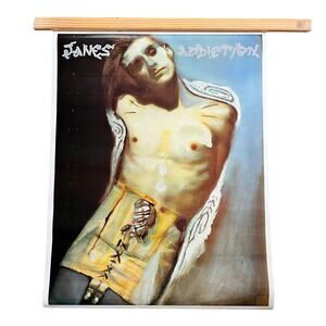 Jane's Addiction Perry Farrell Album Cover Vintage U.K. Import Poster 24 x 30.5